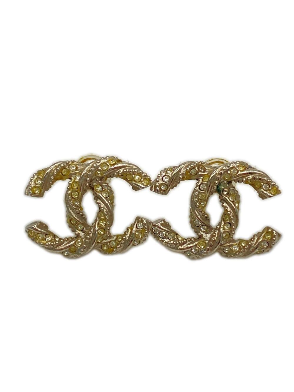 Chanel Cc Logo Earrings Sterling Silver #351336C73B